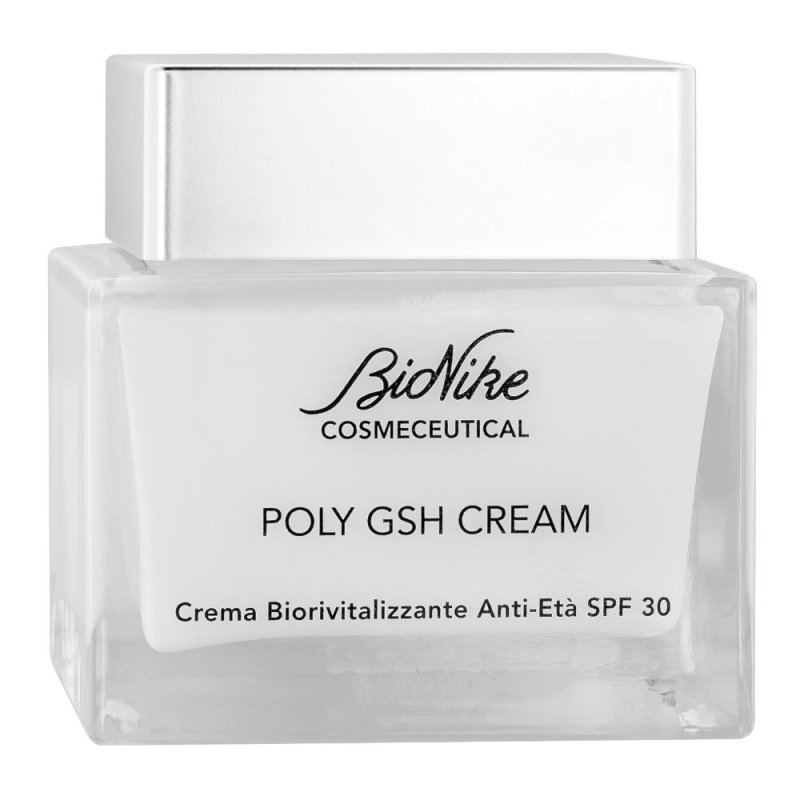 Bionike Cosmeceutical Poly GSH Cream Biorivitalizzante SPF 30 Anti-Et&agrave; 50ml