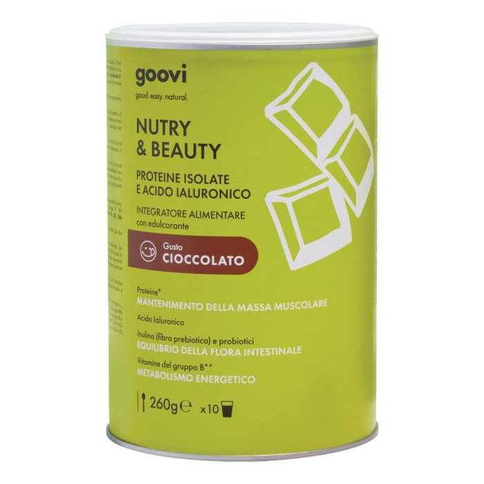 Goovi Nutry&Beauty Proteine In Polvere Cioccolato 260g 