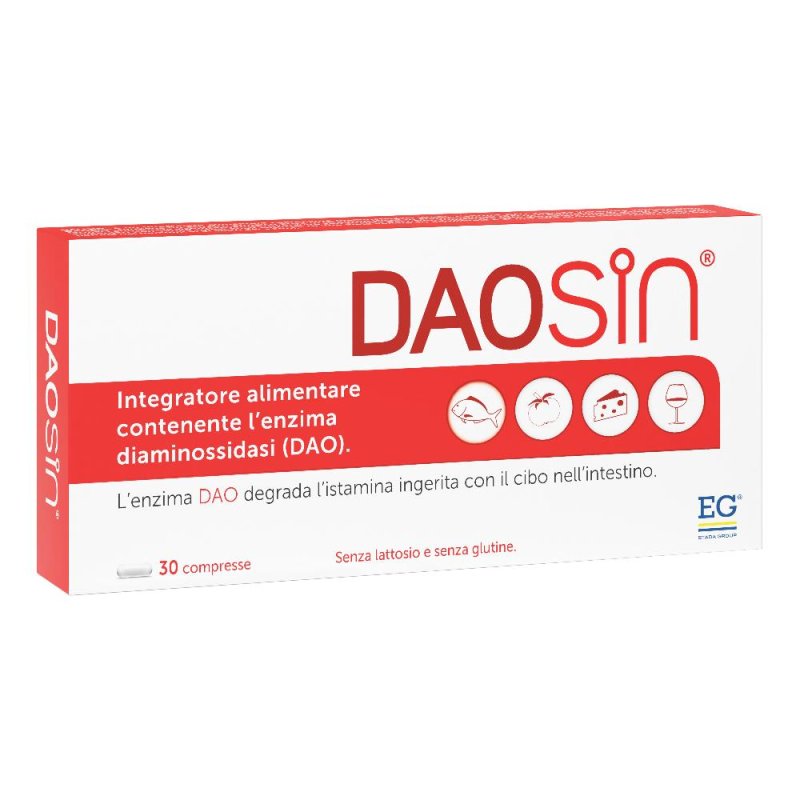 Daosin 30 Compresse - integratore per Intolleranze Alimentari