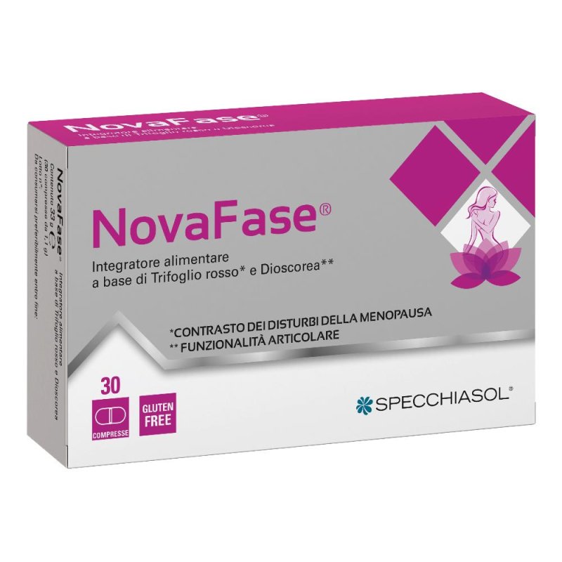 Novafase Integratore per la menopausa 30 compresse