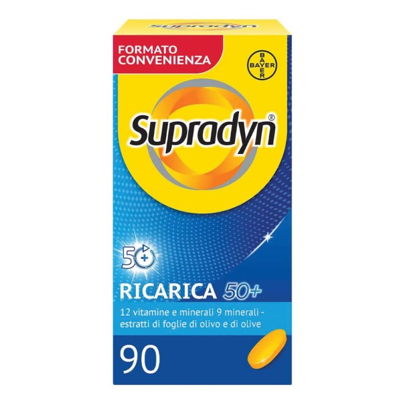 Supradyn Ricarica 50+ 90 Compresse Rivestite Supradyn Ricarica 50+ 90 Compresse Rivestite