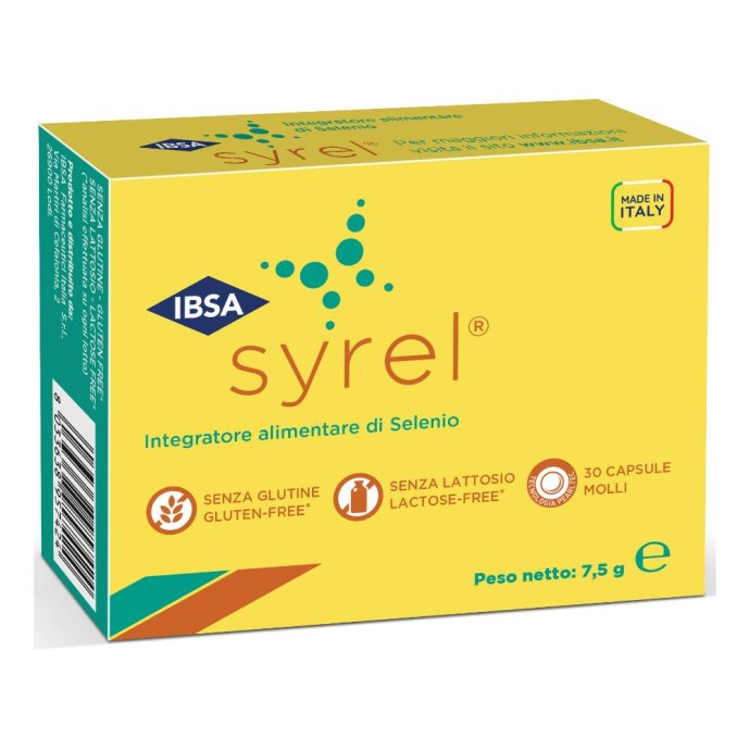 Syrel 30 capsule molli per il normale funzionamento della tiroide - IBSA