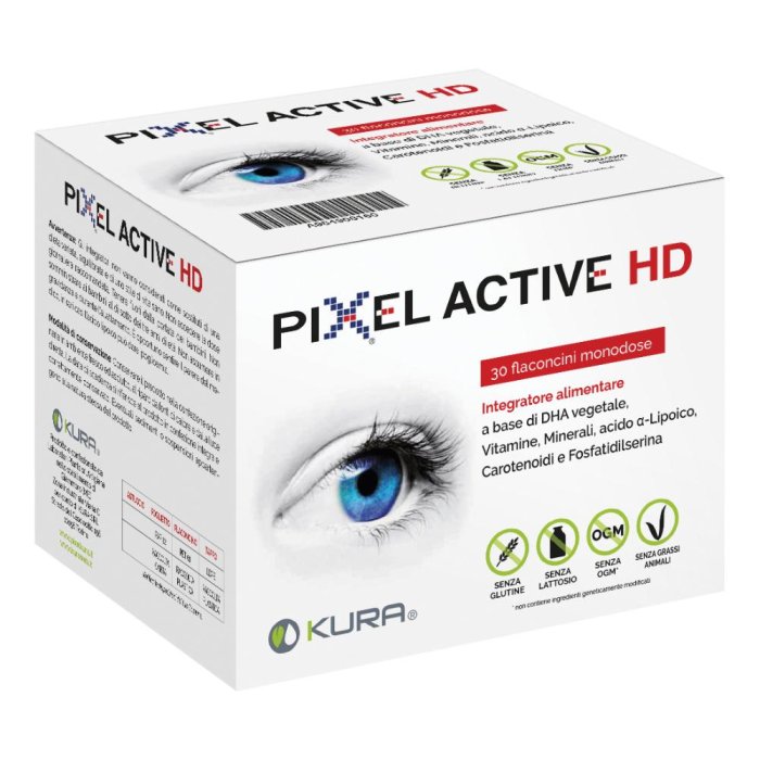 Pixel Active integratore alimentare per la vista affaticata e protezione oculare 30 flaconcini Pixel Active integratore alimentare per la vista affaticata e protezione oculare 30 flaconcini