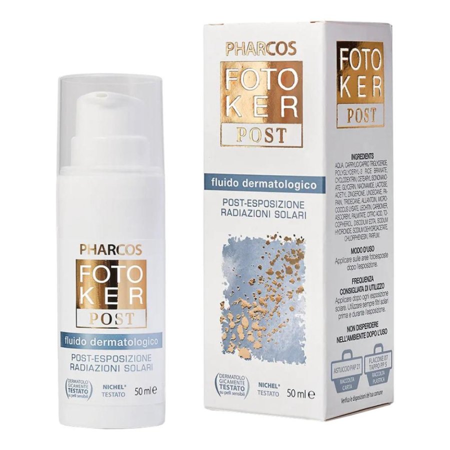 Fotoker post - fluido dermatologico per il recupero della pelle dopo lesposizione al sole 50 ml  Fotoker post - fluido dermatologico per il recupero della pelle dopo lesposizione al sole 50 ml