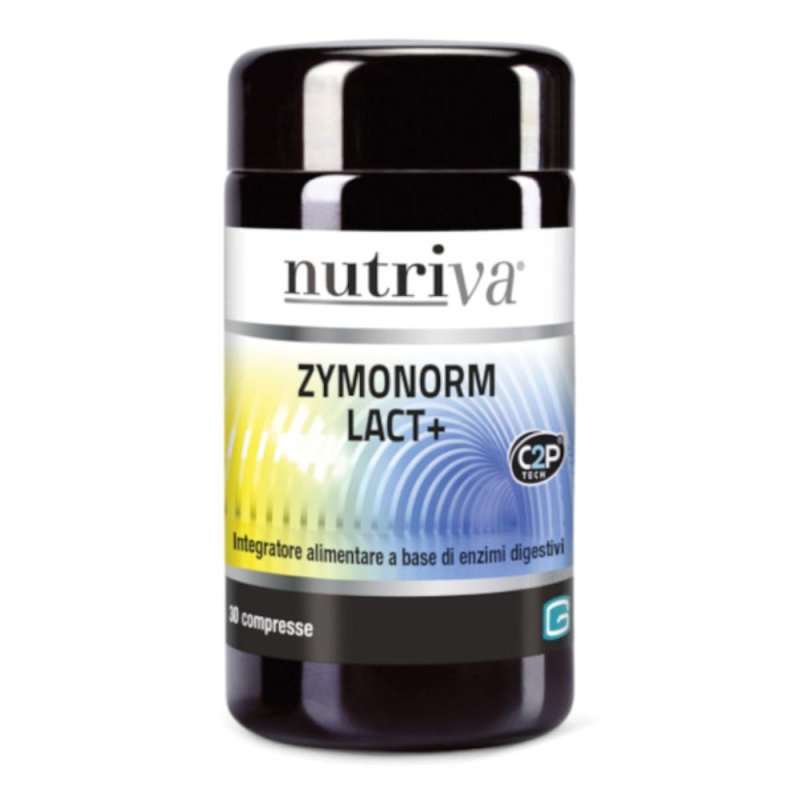 Nutriva Zymonorm Lact+ 30 compresse - integratore con enzimi digestivi e lattasi per intolleranza al lattosio Nutriva Zymonorm Lact+ 30 compresse - integratore con enzimi digestivi e lattasi per intolleranza al lattosio
