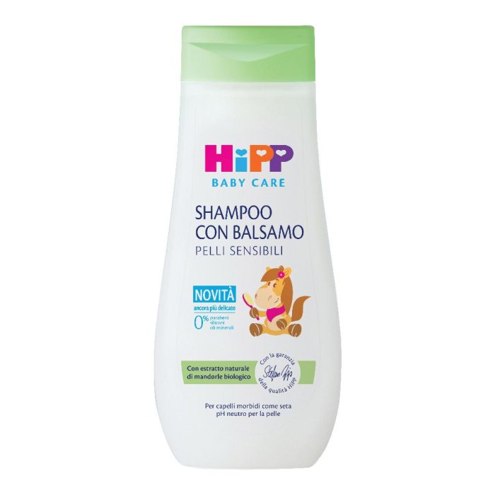 HiPP Baby Care shampoo balsamo 200 ml - detergente delicato 2 in 1 per capelli dei bambini HiPP Baby Care shampoo balsamo 200 ml - detergente delicato 2 in 1 per capelli dei bambini