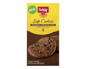 Schar Soft Cookie Double Chocolate 210 g Senza Glutine