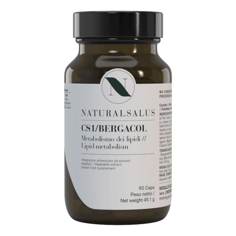 Bergacol NaturalSalus 90 Capsule Integratore Alimentare a Base di Bergamotto per Colesterolo e Trigliceridi Bergacol NaturalSalus 90 Capsule Integratore Alimentare a Base di Bergamotto per Colesterolo e Trigliceridi
