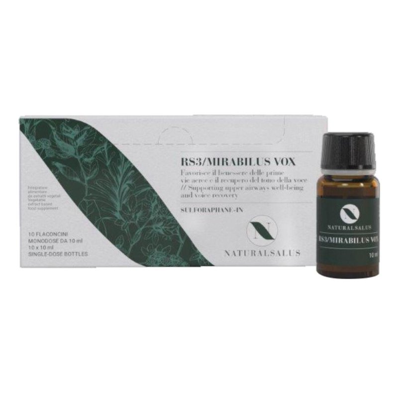 Mirabilus Vox Integratore Naturale per la Voce 10 Flaconcini da 10 ml