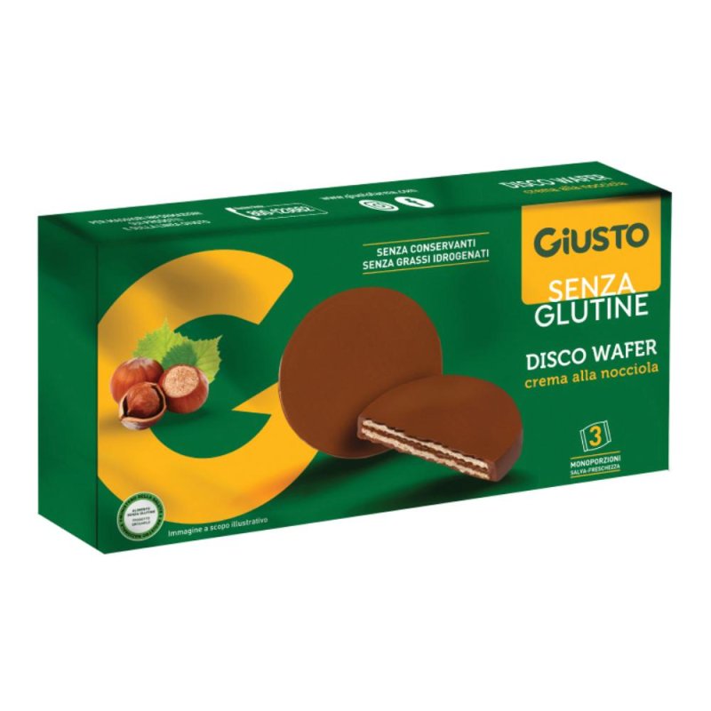 Giusto Senza Glutine Disco Wafer 3x30g Giusto Senza Glutine Disco Wafer 3x30g