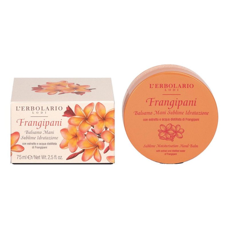 Frangipani balsamo mani idratante - crema mani profumata al frangipani Frangipani balsamo mani idratante - crema mani profumata al frangipani