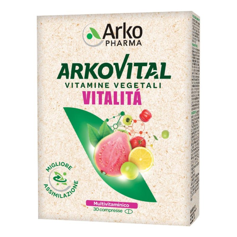 Arkopharma Arkovital - Vitalità Integratore Alimentare 30 compresse Arkopharma Arkovital - Vitalità Integratore Alimentare 30 compresse