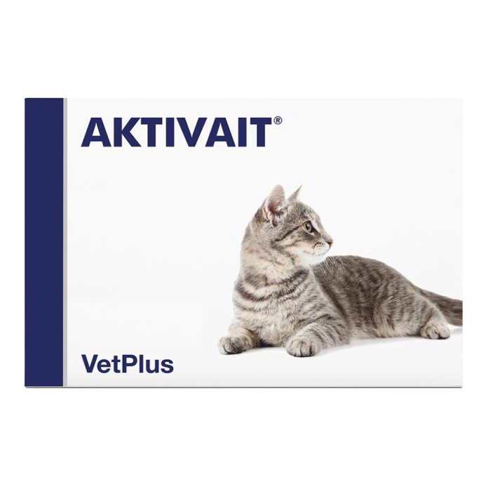 Aktivait Cat Integratore for Gatti Anziani 60 Capsule per il Supporto della Funzione Cerebrale e Cognitiva Aktivait Cat Integratore for Gatti Anziani 60 Capsule per il Supporto della Funzione Cerebrale e Cognitiva