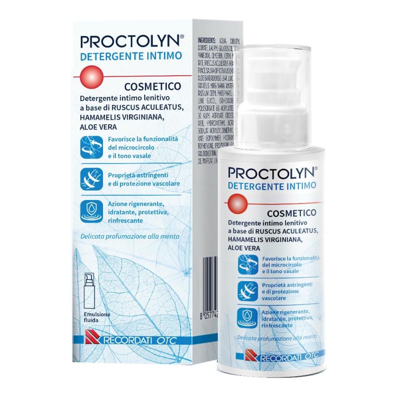 Proctolyn Detergente Intimo Specifico 100ml Proctolyn Detergente Intimo Specifico 100ml