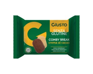 Giusto senza glutine Comby Break crema cacao - snack farcito al cacao senza glutine