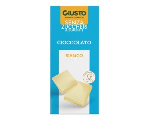 Giusto senza zucchero cioccolato bianco 85 g