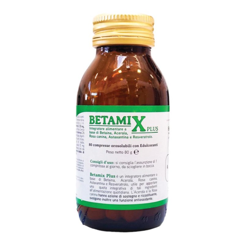 Betamix Plus 80 Compresse Integratore Alimentare Per Il Benessere Generale Ed Il Sostegno Di Energia E Vitalit&agrave;