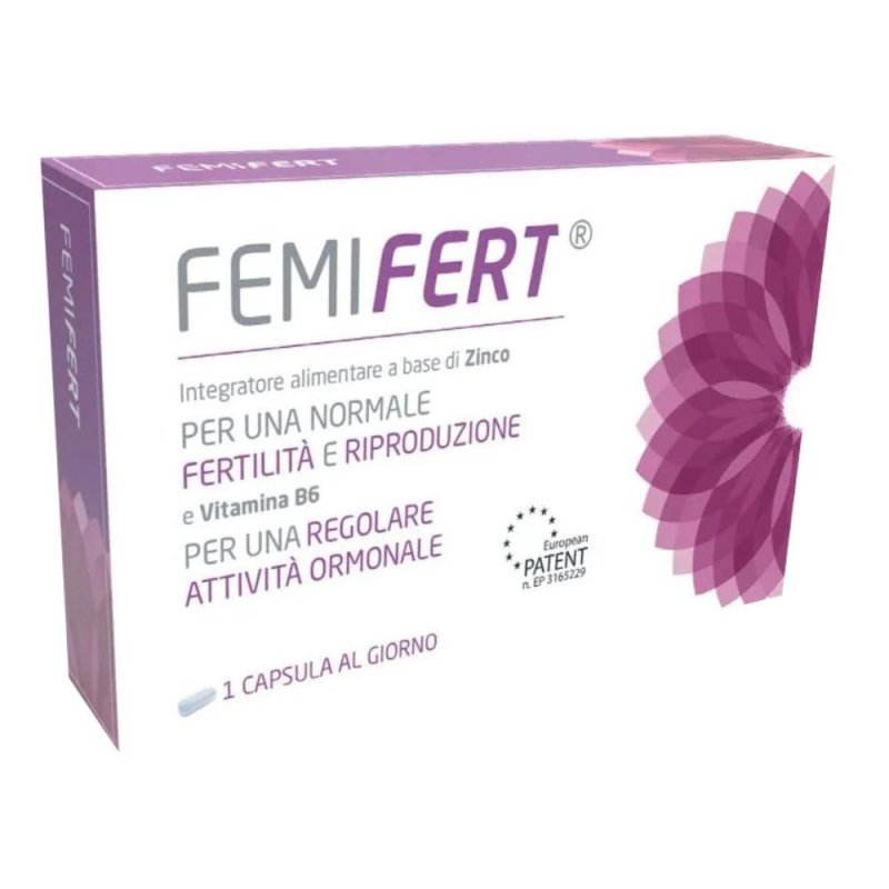 Femifert Dermofarma Integratore per Fertilit&agrave; Donna 28 Compresse per Concepimento e Regolarit&agrave; del Ciclo