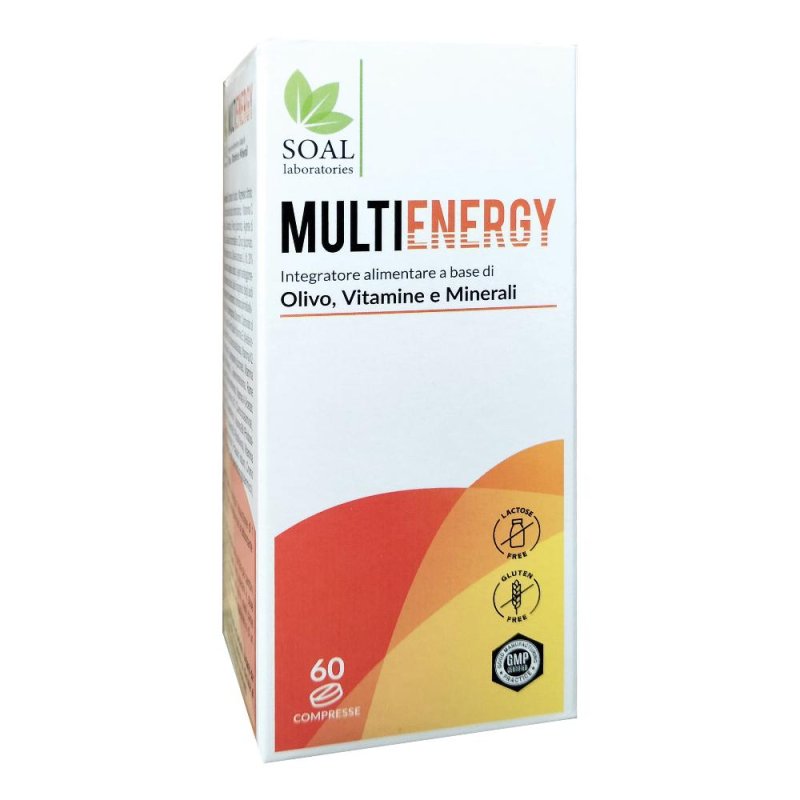 Multienergy 60 compresse - multivitaminico energizzante con vitamine e minerali Multienergy 60 compresse - multivitaminico energizzante con vitamine e minerali