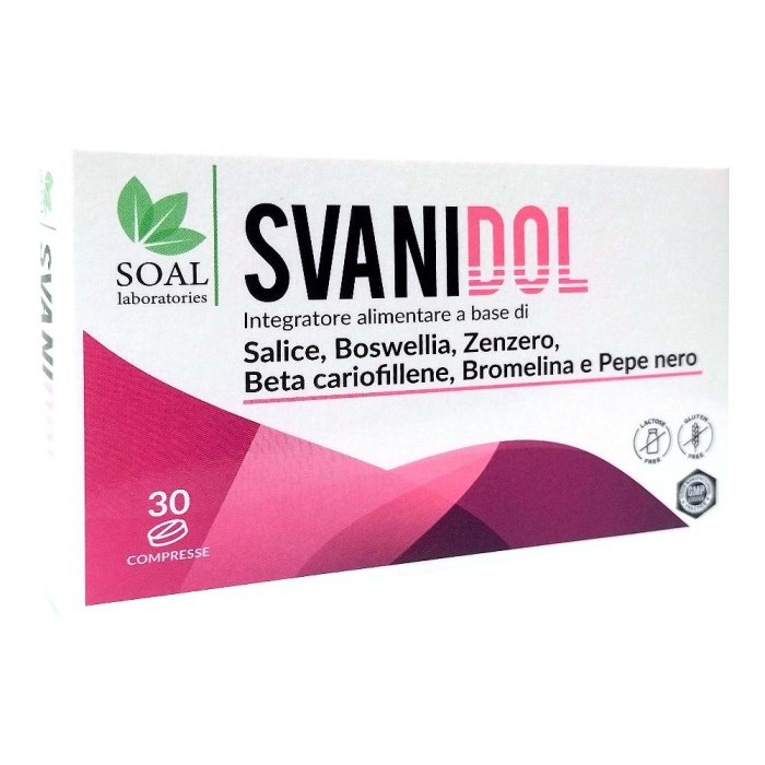 Svanidol 30 compresse - integratore per dolori articolari e muscolari Svanidol 30 compresse - integratore per dolori articolari e muscolari