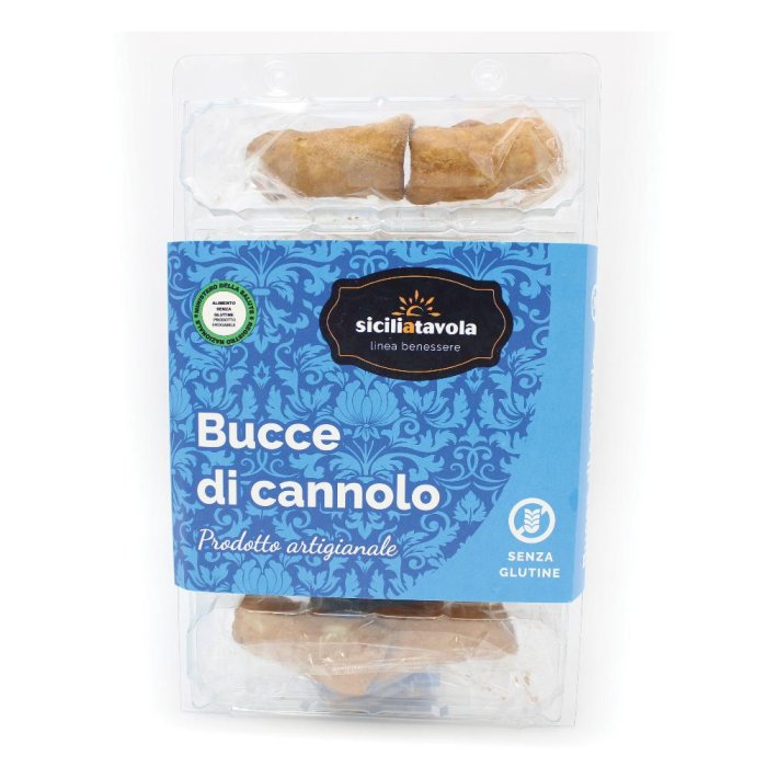Siciliatavola Bucce per Cannoli Siciliani 5 Pezzi da 18 g ciascuno &ndash; Gusci Croccanti per Dolci Tipici di Sicilia