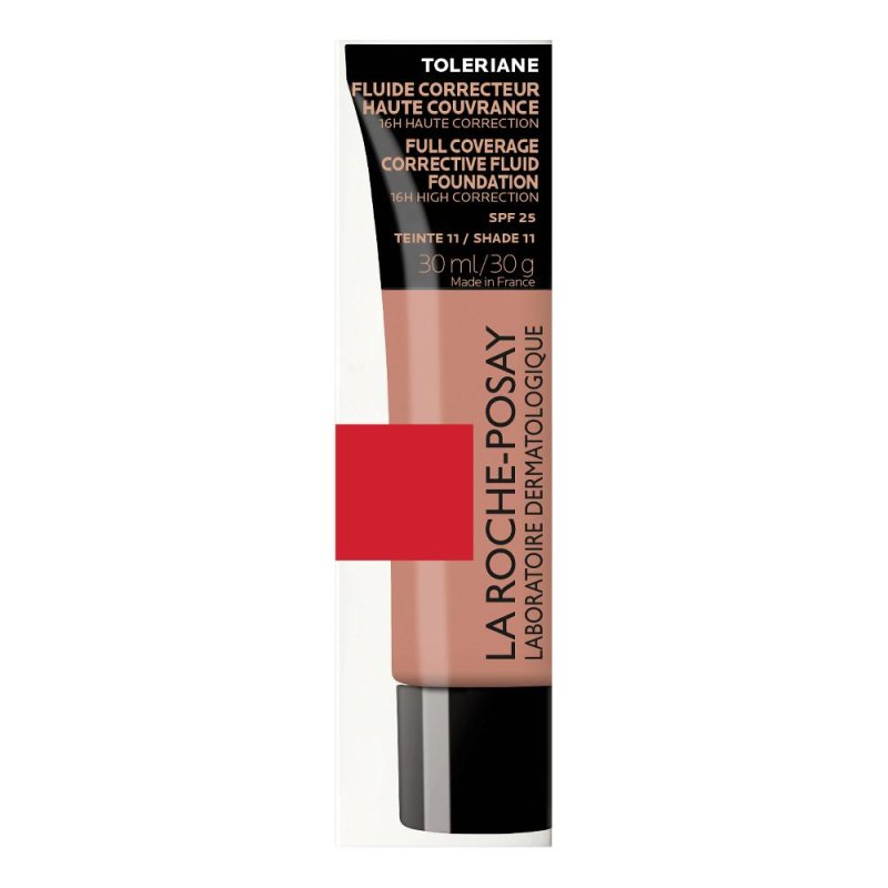 La Roche-Posay Toleriane Fondotinta Fluido Correttivo N.11 30ml SPF25 La Roche-Posay Toleriane Fondotinta Fluido Correttivo N.11 30ml SPF25