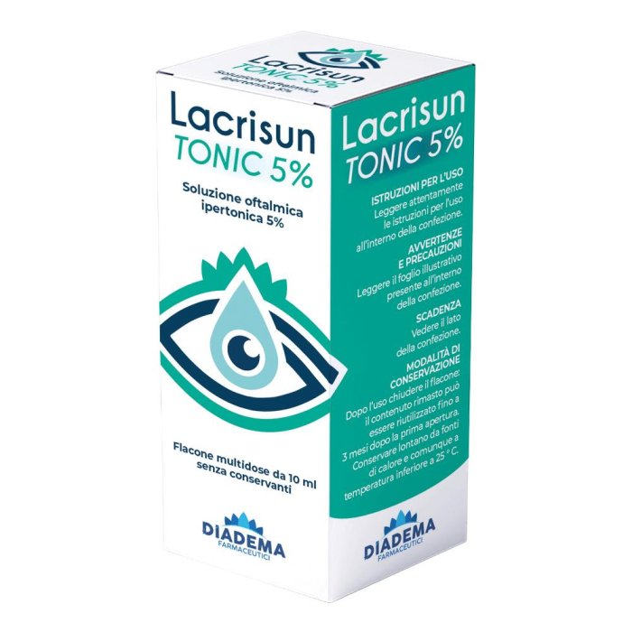 Lacrisun Tonic 5% Gocce Oculari Lubrificanti Idratanti per Occhi Secchi 10 ml Lacrisun Tonic 5% Gocce Oculari Lubrificanti Idratanti per Occhi Secchi 10 ml