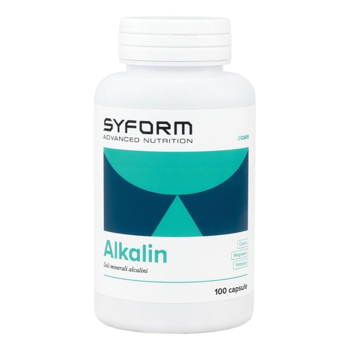Alkalin 100 capsule - integratore alcalinizzante con sali minerali Alkalin 100 capsule - integratore alcalinizzante con sali minerali
