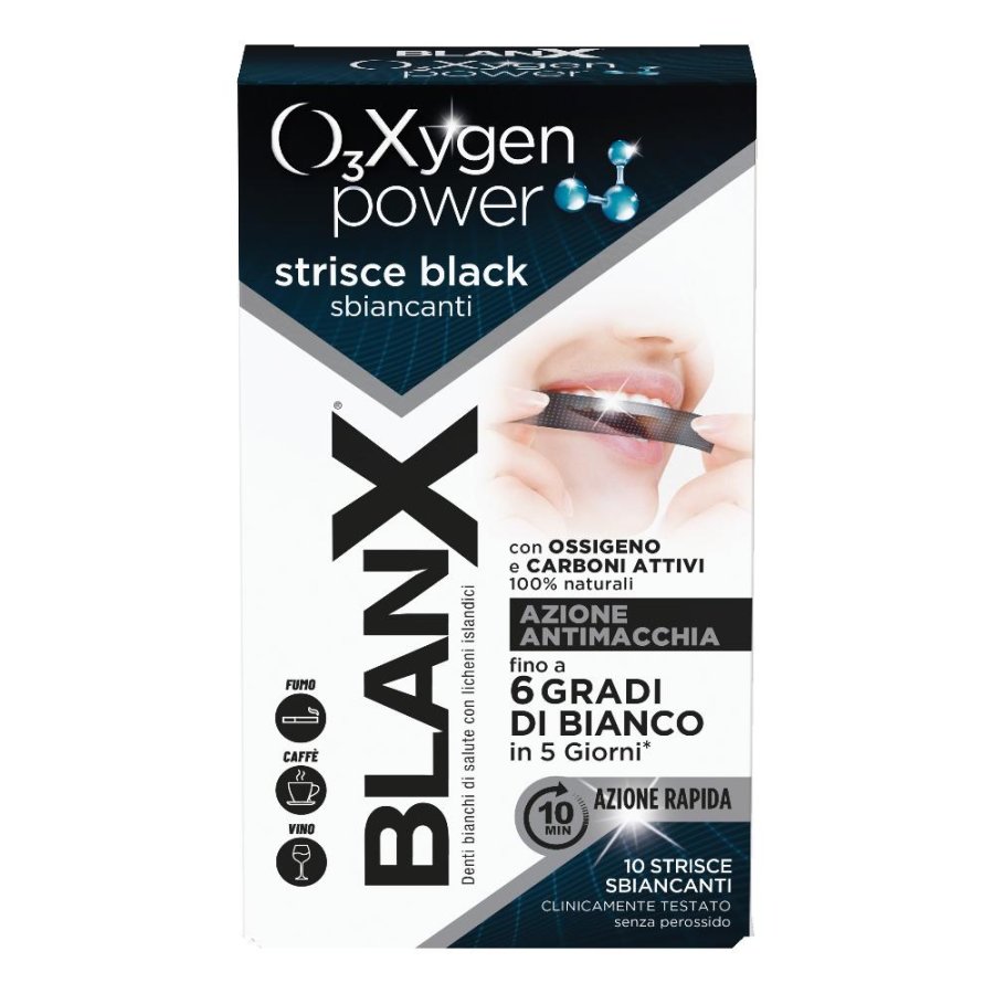 BLANX O3X Strisce Black 10pz BLANX O3X Strisce Black 10pz