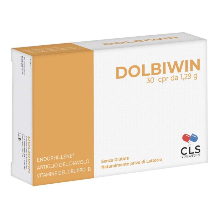 Dolbiwin 30 compresse - integratore con artiglio del diavolo beta cariophyllene e vitamine B per articolazioni