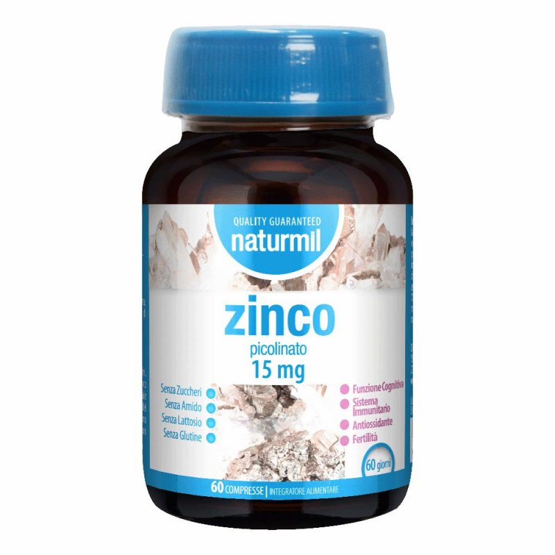 Zinco picolinato 15 mg 60 compresse Zinco picolinato 15 mg 60 compresse