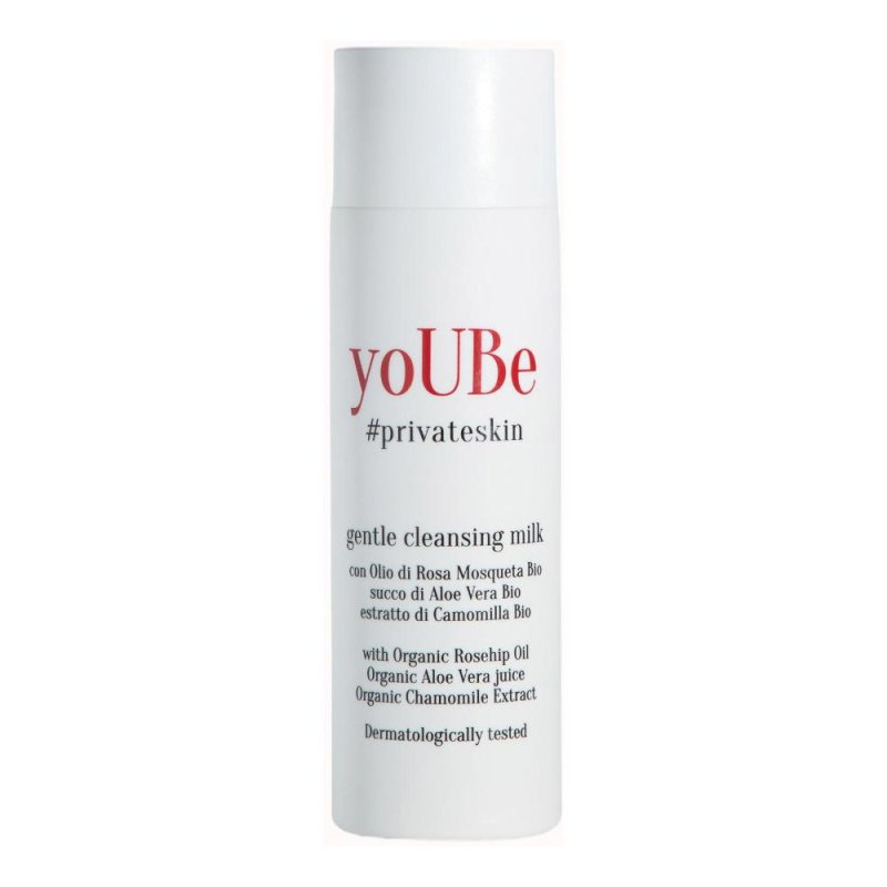 YOUBE Vita Lactea Latte Detergente Viso Idratante e Nutriente pour Peaux S&egrave;ches et Sensibles des Femmes &ndash; Lait Nettoyant Delicato Struccante