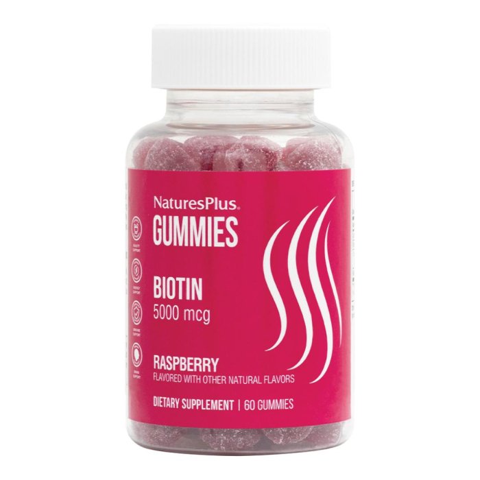 BIOTINA 5000mcg Lampone 60Gomm BIOTINA 5000mcg Lampone 60Gomm