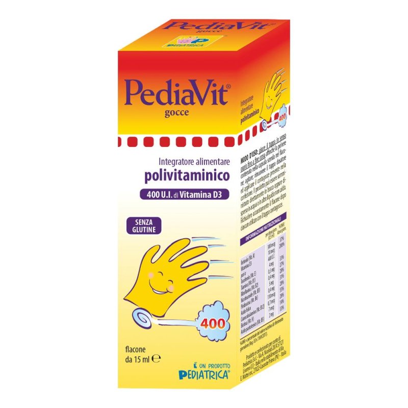 Pediatrica Pediavit - Gocce Integratore Alimentare 15ml Pediatrica Pediavit - Gocce Integratore Alimentare 15ml