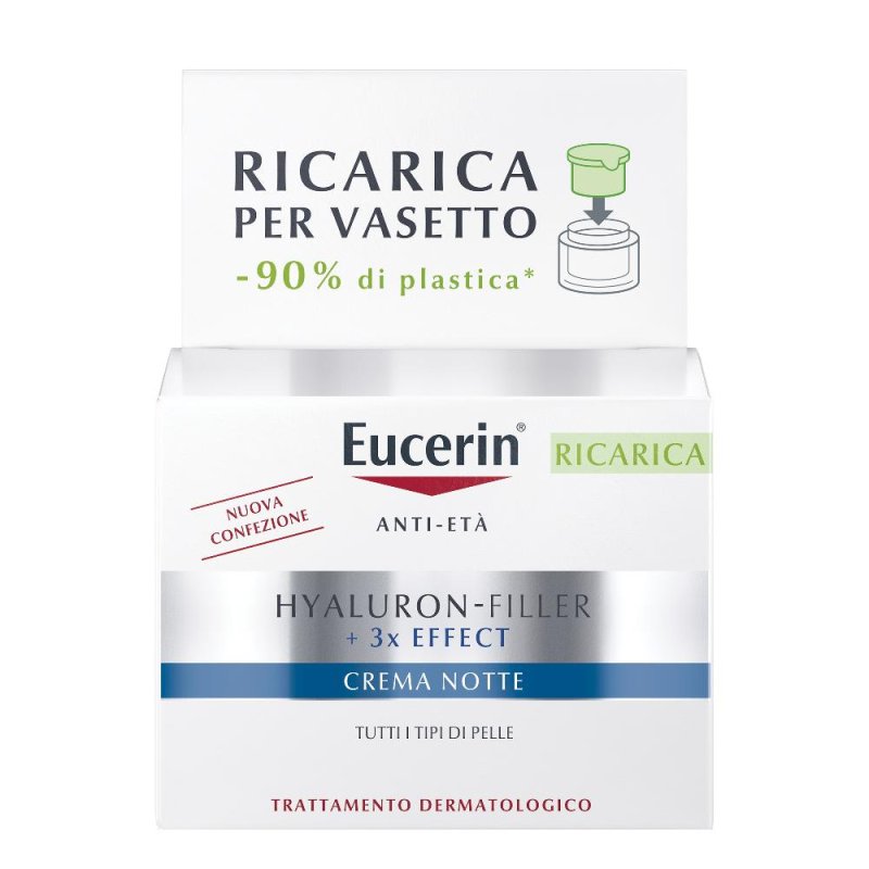 Eucerin Hyaluron-Filler Crema Viso Notte antiet&agrave; Ricarica 50ml