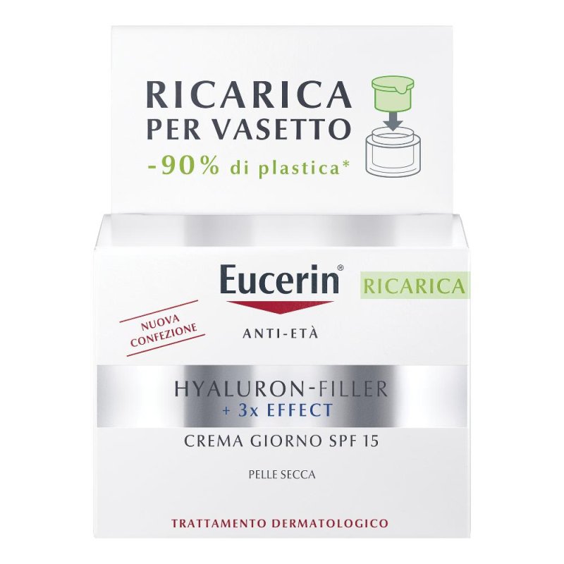 Eucerin Hyaluron Filler crema giorno SPF15 ricarica 50ml Eucerin Hyaluron Filler crema giorno SPF15 ricarica 50ml