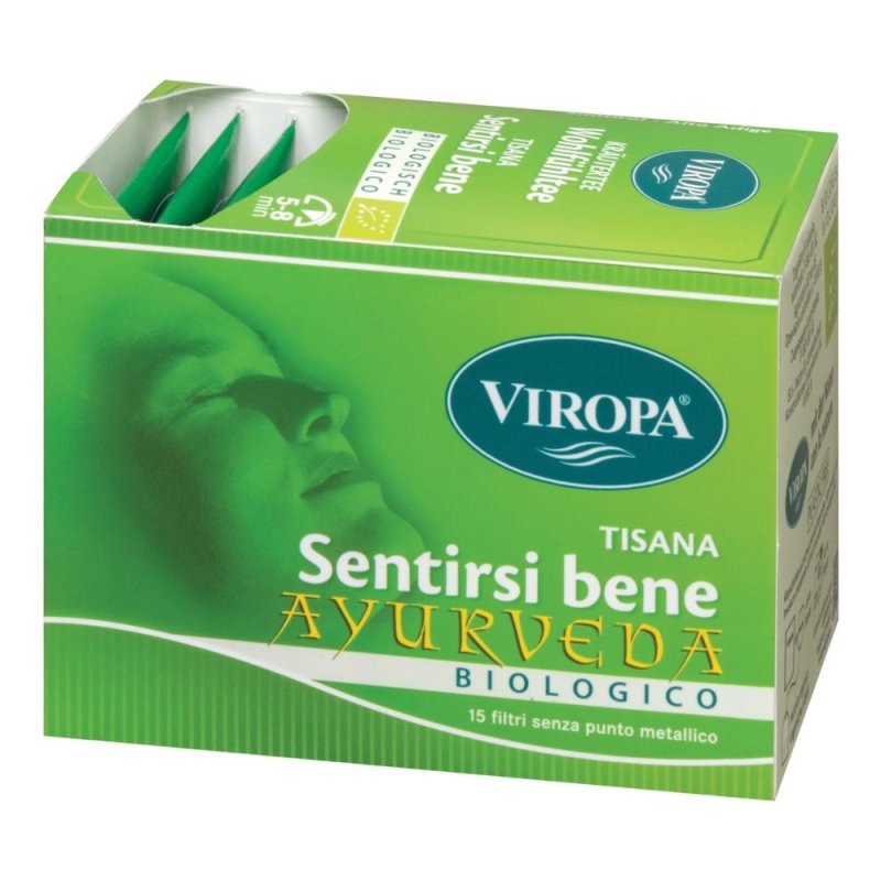 Viropa Ayurveda Bio Tisana di Erbe Ayurvediche 15 Filtri Infuso Biologico Rilassante e Digestivo Viropa Ayurveda Bio Tisana di Erbe Ayurvediche 15 Filtri Infuso Biologico Rilassante e Digestivo