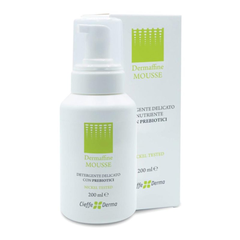 Dermaffine Mousse detergente viso e corpo &ndash; 200 ml per pelle sensibile e delicata