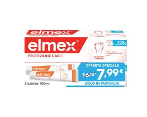 Elmex Protezione Carie Dentifricio 2x100 Ml 