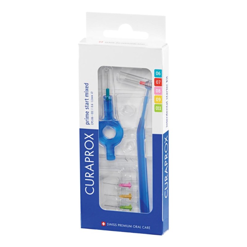Curaprox CPS Prime Start Set Scovolino Interdentale 5 Scovolini + 2 Maniglie