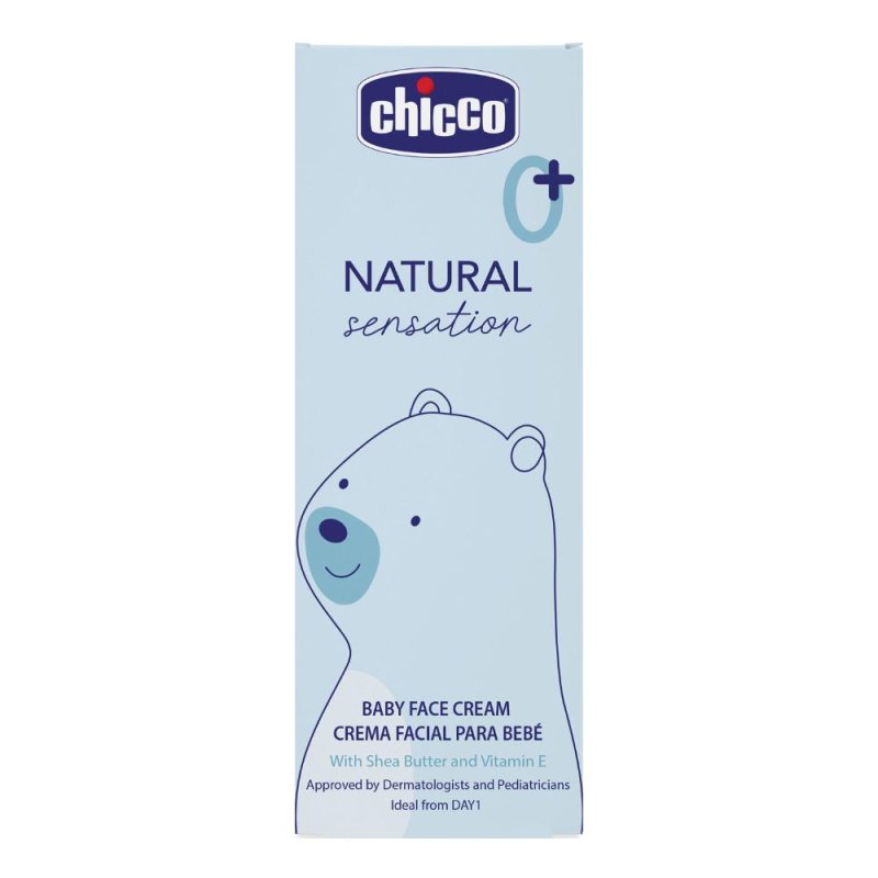Chicco Natural Sensation Crema Viso 50ml 0Mesi+ Chicco Natural Sensation Crema Viso 50ml 0Mesi+