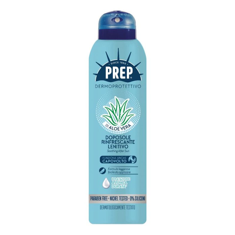 Prep Spray idratante e lenitivo doposole Aloe 150 ml Prep Spray idratante e lenitivo doposole Aloe 150 ml