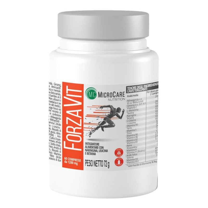 Biocare Forza Vit MicroCare Integratore Alimentare, 60 Compresse Biocare Forza Vit MicroCare Integratore Alimentare, 60 Compresse