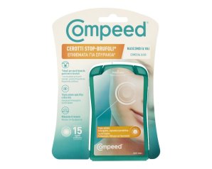 Compeed Stop Brufoli Cerotti Nascondi e Vai, 15 cerotti