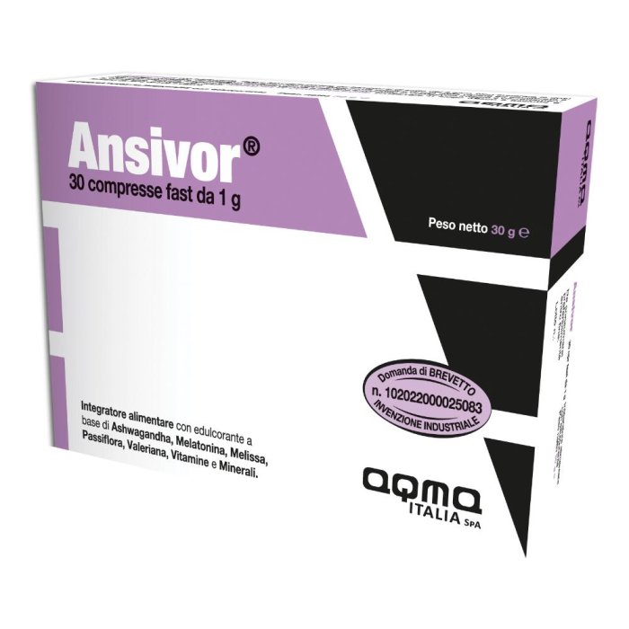 Ansivor Fast 1 g 30 Compresse per Uso Orale Ansivor Fast 1 g 30 Compresse per Uso Orale