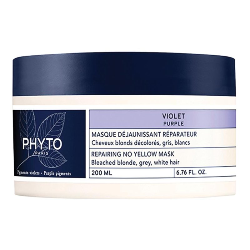 Phyto Phyto Violet Maschera Anti-giallo Riparatrice Nutre In Profondit&agrave; 200ml
