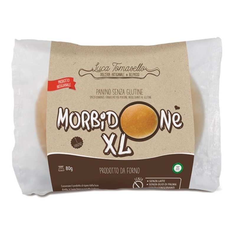 Tomasello morbidone pane senza glutine 80 grammi