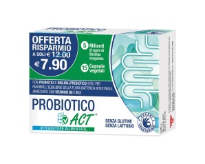 Probiotico Act Integratore Fermenti Lattici 15 Capsule