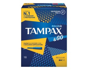 TAMPAX &GO REGULAR 18PZ