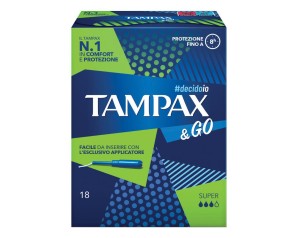 TAMPAX&GO Super 18pz